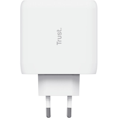 Зарядний пристрій Trust Maxo 65W 2xUSB-C PD white (25381_TRUST)