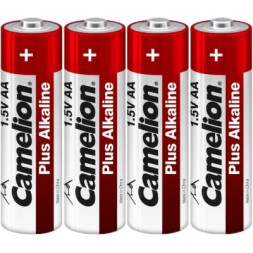 Батарейка Camelion AA LR6 Plus Alkaline (Shrink) * 4 (LR6-SP4)