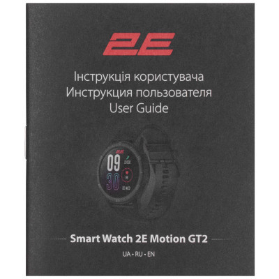 Смарт-годинник 2E Motion GT2 47mm Black-Red (2E-CWW21BKRD)