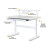 Парта ErgoKids з полицею S50 XL White (TH-210 W + BD-S50 XL)