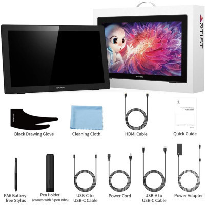 Планшет-монітор XP-Pen Artist 22 (2nd Generation) Black (ArtistCD220F_EU)