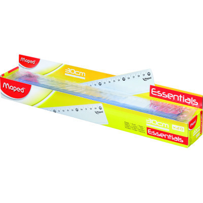 Лінійка Maped пластикова ESSENTIALS, 30см (MP.146119)