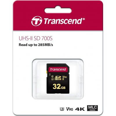 Карта пам&#039;яті Transcend 32GB SDHC class 10 UHS-II U3 V30 MLC (TS32GSDC700S)