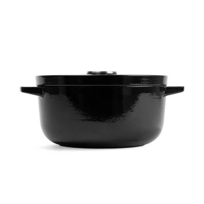 Каструля KitchenAid чавунна з кришкою 3,3 л Чорна (CC006058-001)