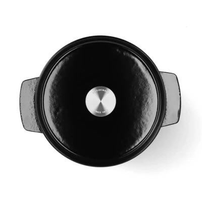 Каструля KitchenAid чавунна з кришкою 3,3 л Чорна (CC006058-001)