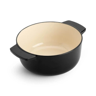 Каструля KitchenAid чавунна з кришкою 3,3 л Чорна (CC006058-001)