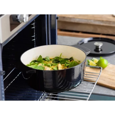 Каструля KitchenAid чавунна з кришкою 3,3 л Чорна (CC006058-001)