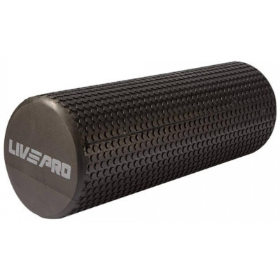 Масажний ролик LivePro Foam Roller LP8230-45 чорний Уні 45 х 15см (6951376101164)