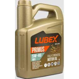 Моторна олива LUBEX PRIMUS MV 5w40 4л (034-1325-0404)