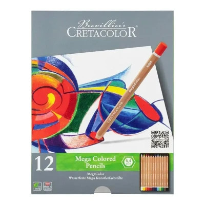 Олівці кольорові Cretacolor Megacolor, 12 кольорів (9014400290870)