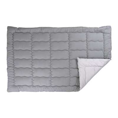Ковдра Руно зимова силіконова Grey White 200 х 220 (322.52_Grey White)
