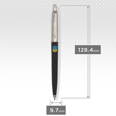 Ручка кулькова Parker JOTTER 17 Originals UKRAINE Black CT BP вогняний Тризуб (15632_T0316u)