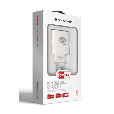 Зарядний пристрій Armorstandart AR012 24W 1xUSB white (ARM59715)