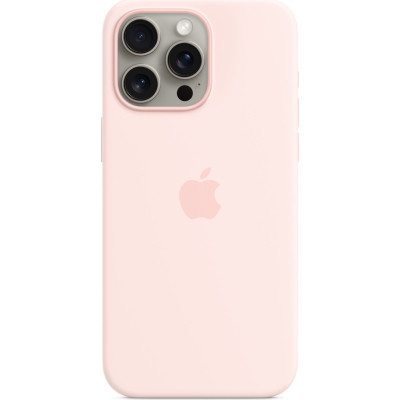 Чохол до мобільного телефона Apple iPhone 15 Pro Max Silicone Case with MagSafe Light Pink (MT1U3ZM/A)