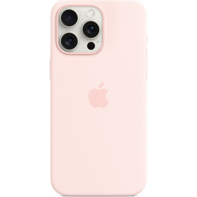 Чохол до мобільного телефона Apple iPhone 15 Pro Max Silicone Case with MagSafe Light Pink (MT1U3ZM/A)