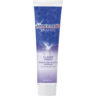 Зубна паста Blend-a-med 3D White Класична свіжість 100 мл (8006540792896)