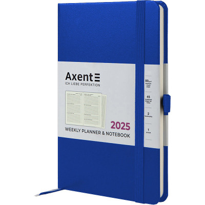 Тижневик Axent датований 2025 Partner Strong 125х195 мм, класичний синій (8505-25-38-A)