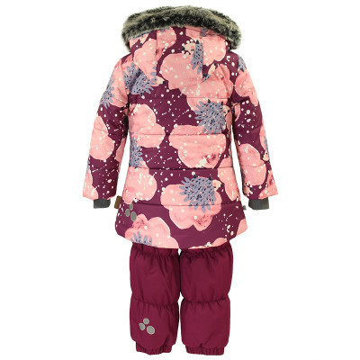Комплект верхнього одягу дитячий Huppa NOVALLA 45020030 бордовий з принтом/бордовий 80 (4741468729947)
