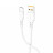 Дата кабель USB 2.0 AM to USB-C 1.0m 2.4A silicone white Denmen (DM-D06T-WH)