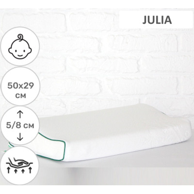 Подушка MirSon ортопедична 6121 Green nature Julia Kiddy 50х29х5/8 (2200003262759)