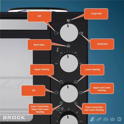 Електропіч Brock TO 3002 B