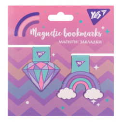 Закладки для книг Yes магнітні Glamour, 2шт (707918)