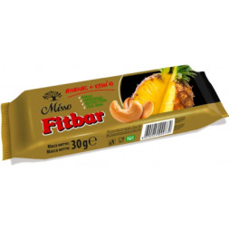 Батончик Misso Fitbar Ананас та Кеш'ю 30 г (4820232570357)