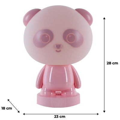 Нічник Kite Світильник LED з акумулятором Panda, рожевий (K24-490-3-2)