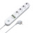 Мережевий фільтр живлення ColorWay CW-CHE44W, 4 розетки/4USB White 2M (CW-CHE44W)