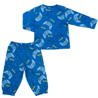 Піжама дитяча Breeze з довгим рукавом (16745-86B-blue)