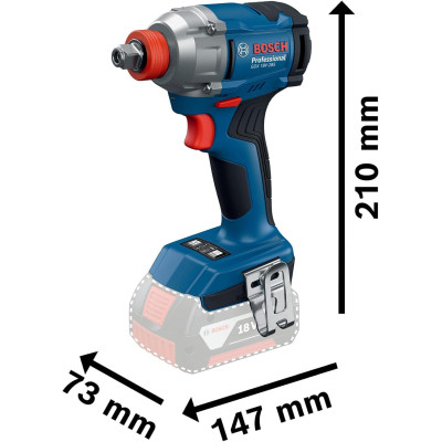 Гайковерт Bosch GDX 18V-285 18V, до 3600об/хв, 285Нм, квадрат 1/2&quot;, 1.1кг (0.601.9N2.120)