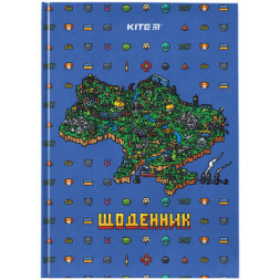 Щоденник шкільний Kite Map тверда обкладинка (K24-262-4)