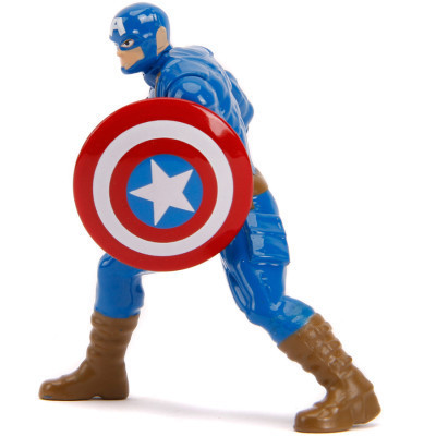 Машина Jada металева Марвел Месники Ford Mustang GT (2006) + фігурка Капітана Америки 1:24 (253225007)