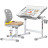 Парта зі стільцем Evo-kids Grey (Evo-06 Ergo G)