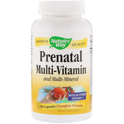 Мультивітамін Nature&#039;s Way Мультивітаміни для Вагітних, Prenatal Multi-Vitamin and Mult (NWY-45130)