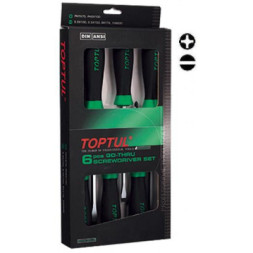 Набір викруток Toptul ударних (з шестигранником) 6 шт. (GAAE0605)