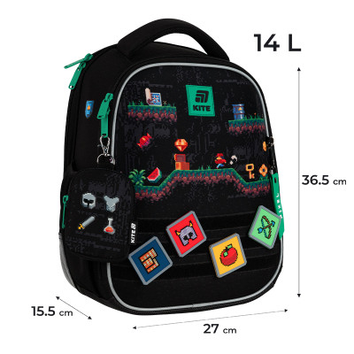 Портфель Kite Education 555 Pixel Game (K25-555S-4)