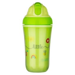 Поїльник-непроливайка Baby-Nova Термочашка з трубочкою зелена 250 мл (3965432)