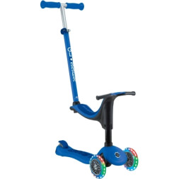 Самокат Globber Go Up Sporty колеса з підсвіткою до 20/50 кг 1+ Синій (452-600-4)