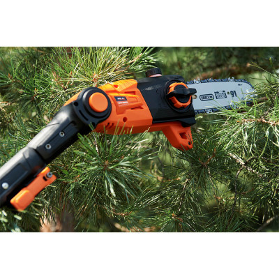 Ланцюгова пила SEQUOIA висоторіз з телекскопом. штангою, 20 В, 4Ah, шина 20 см (SBPS2008TO-EV)