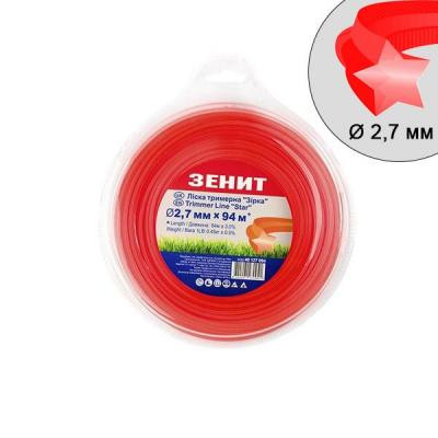 Жилка косильна Зеніт &quot;Зірка&quot; 2,7 мм x 94 м (40127094)
