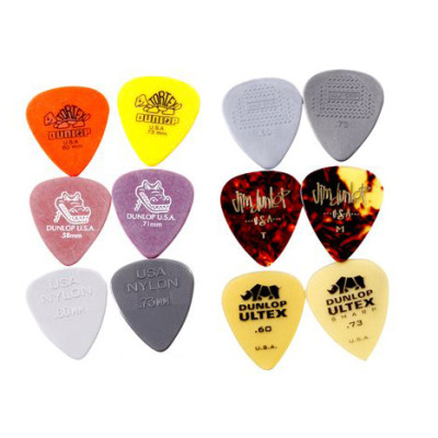 Медіатор Jim Dunlop Guitar Pick LT/MD Variety Pack 12 шт. (PVP101)