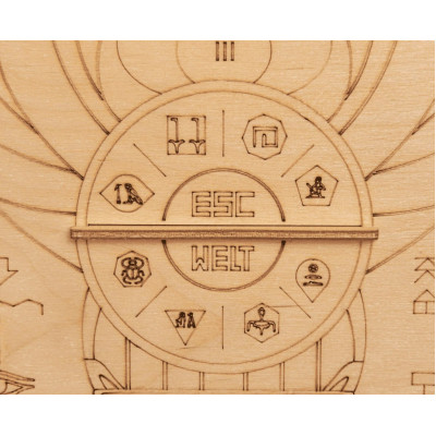 Головоломка EscapeWelt Дерев&#039;яна Quest Pyramid (3 in 1) (50010)