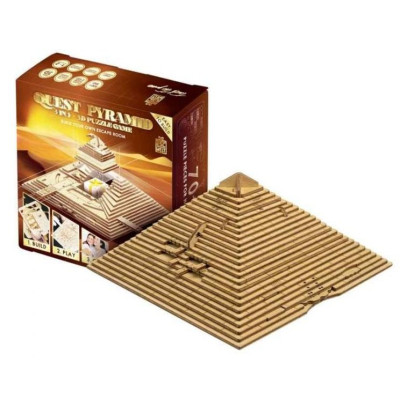 Головоломка EscapeWelt Дерев&#039;яна Quest Pyramid (3 in 1) (50010)