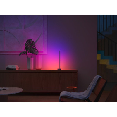 Світильник Philips Hue Signe, 2000K-6500K, RGB, Gradient, ZigBee, димування, 55см, чорний (915005987001)