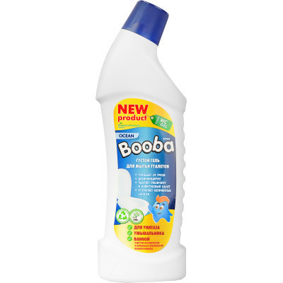 Засіб для чищення унітазу Booba Ocean 750 мл (4820187580203)
