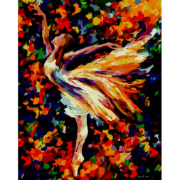 Картина по номерам ZiBi Балерина 40*50 см ART Line (ZB.64207)