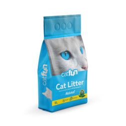 Наповнювач для туалету Catfun бентонітовий натуральний 5 л (8683655071520)