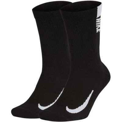 Шкарпетки Nike U NK MLTPLIER CRW 2PR SX7557-010 38-42 2 пари Чорні (194494241183)