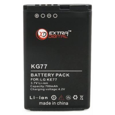 Акумуляторна батарея Extradigital LG KG77 (700 mAh) (DV00DV6058)